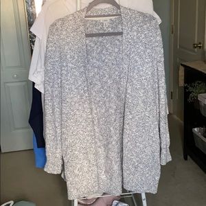 Oversized knit cardigan